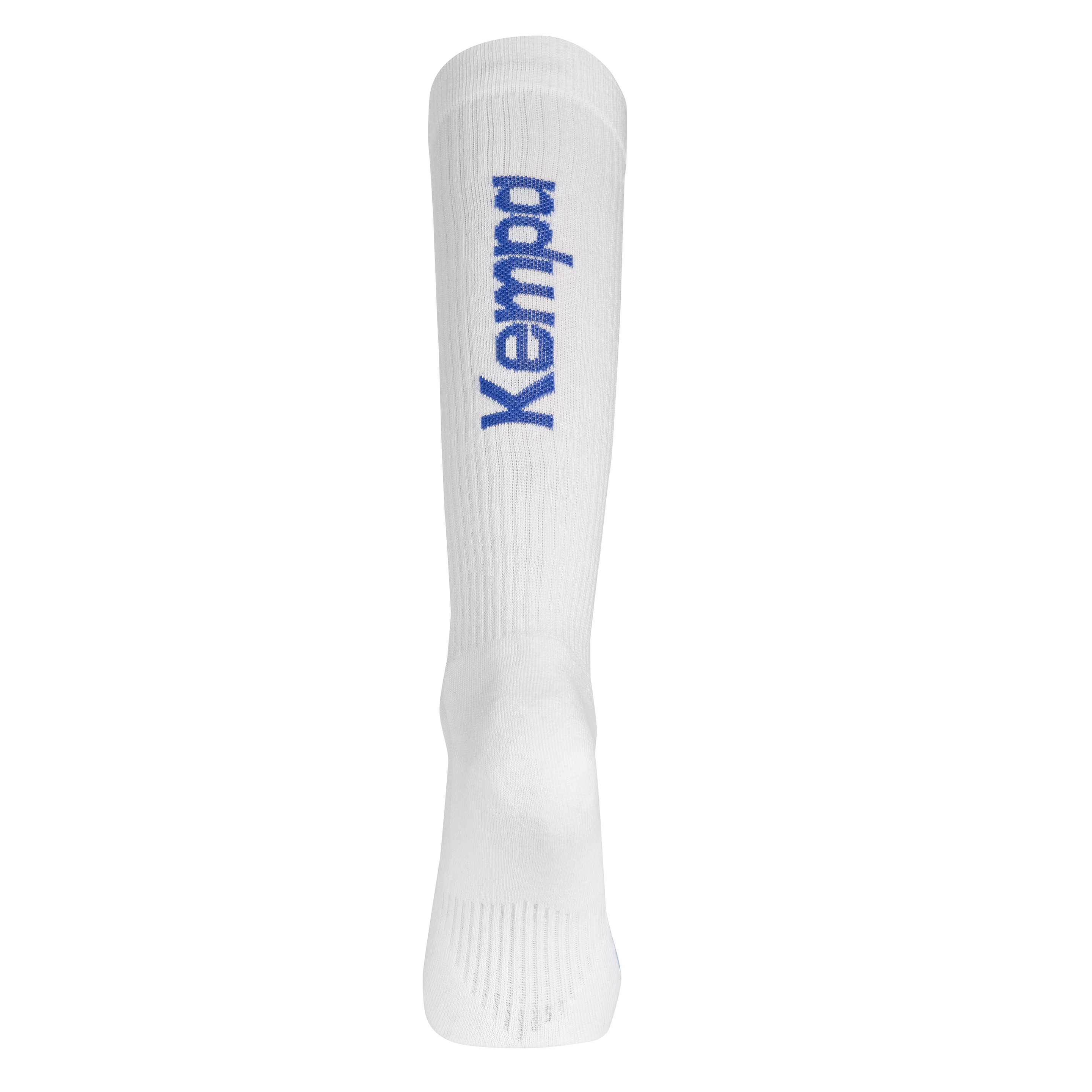 Long Socks Blanco/azul Royal Kempa