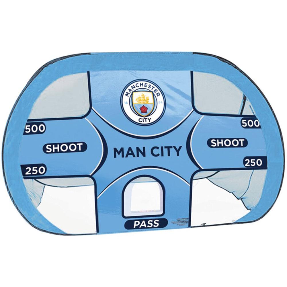 Portería De Fútbol Desplegable Diseño Escudo Manchester City Fc - azul - 
