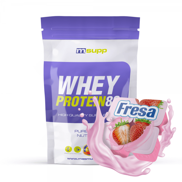 Whey Protein80 - 1kg De Mm Supplements Sabor Fresa -  - 