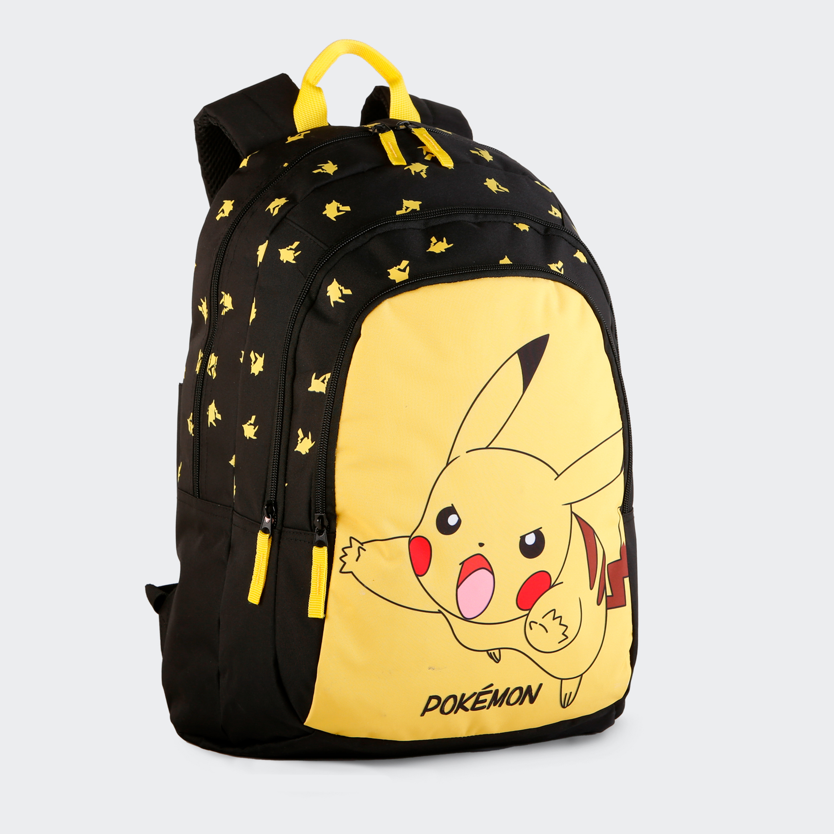 Mochila Escolar Pokémon Pikachu Primária Duplo Compartimento