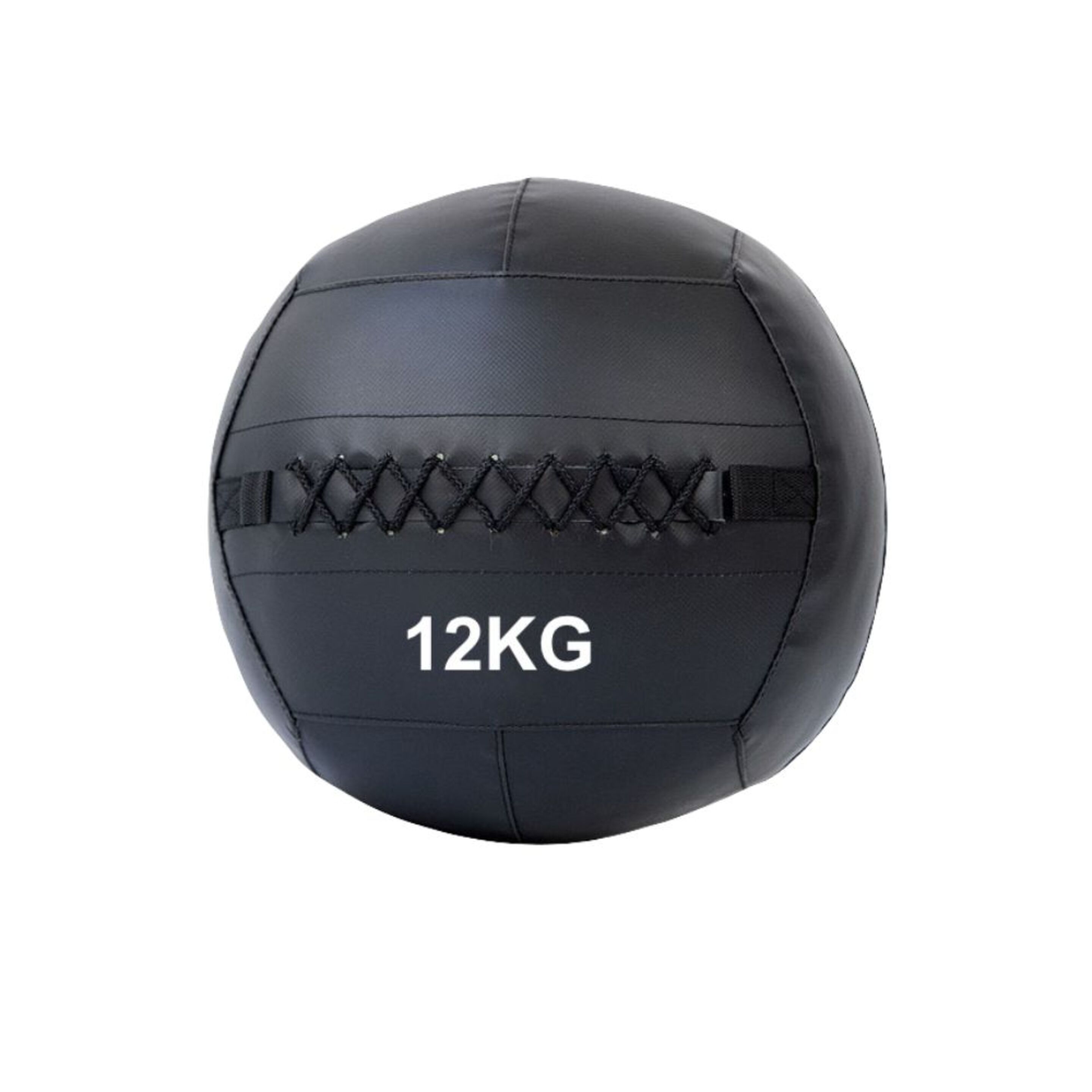 Wall Ball Doble Costura 12kg - Negro - Wall Ball Doble Costura 12kg  MKP