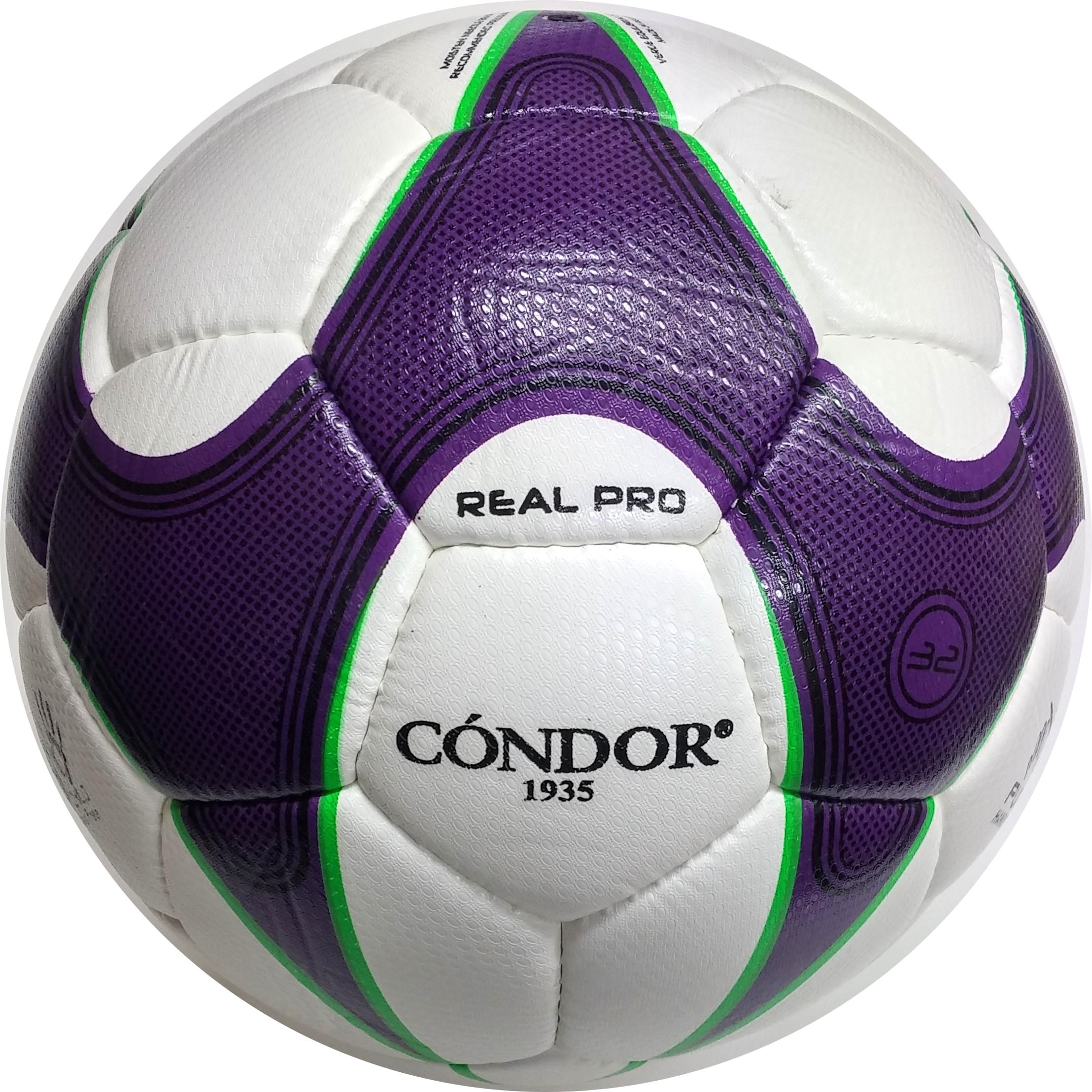 Balón Cóndor Futbol 7 Mk-1 Evo Nº4 - blanco-purpura - 