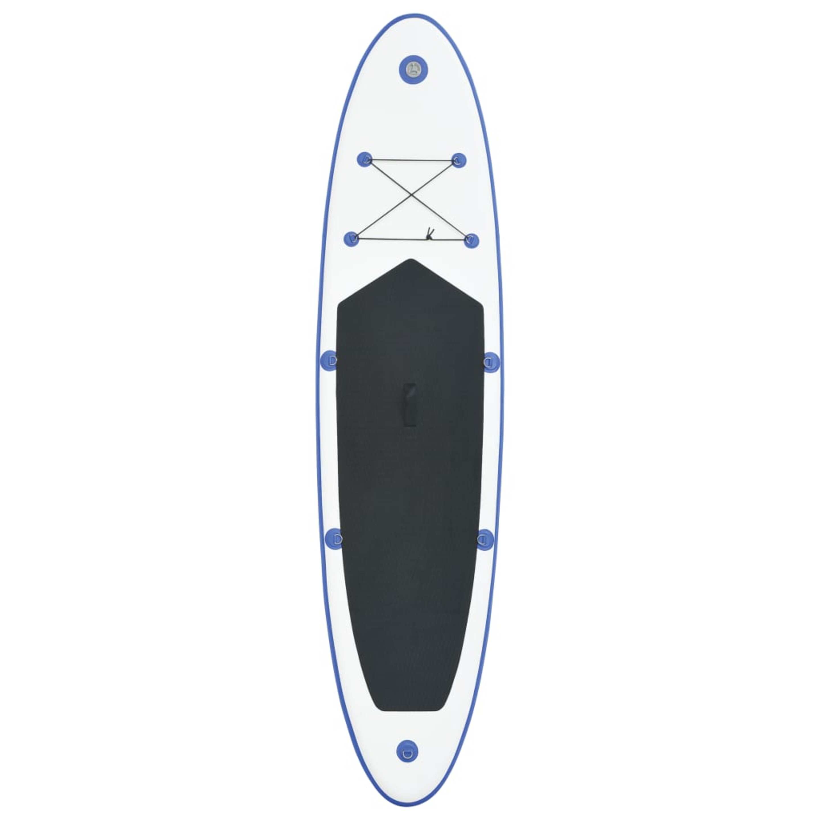 Vidaxl Set De Tabla Inflable De Paddle Surf Sup Azul Y Blanco 360