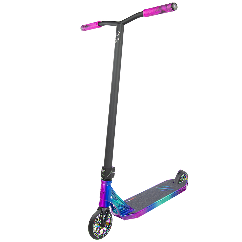 Patinete Scooter Bestial Wolf Hunter56 - azul-rosa - 