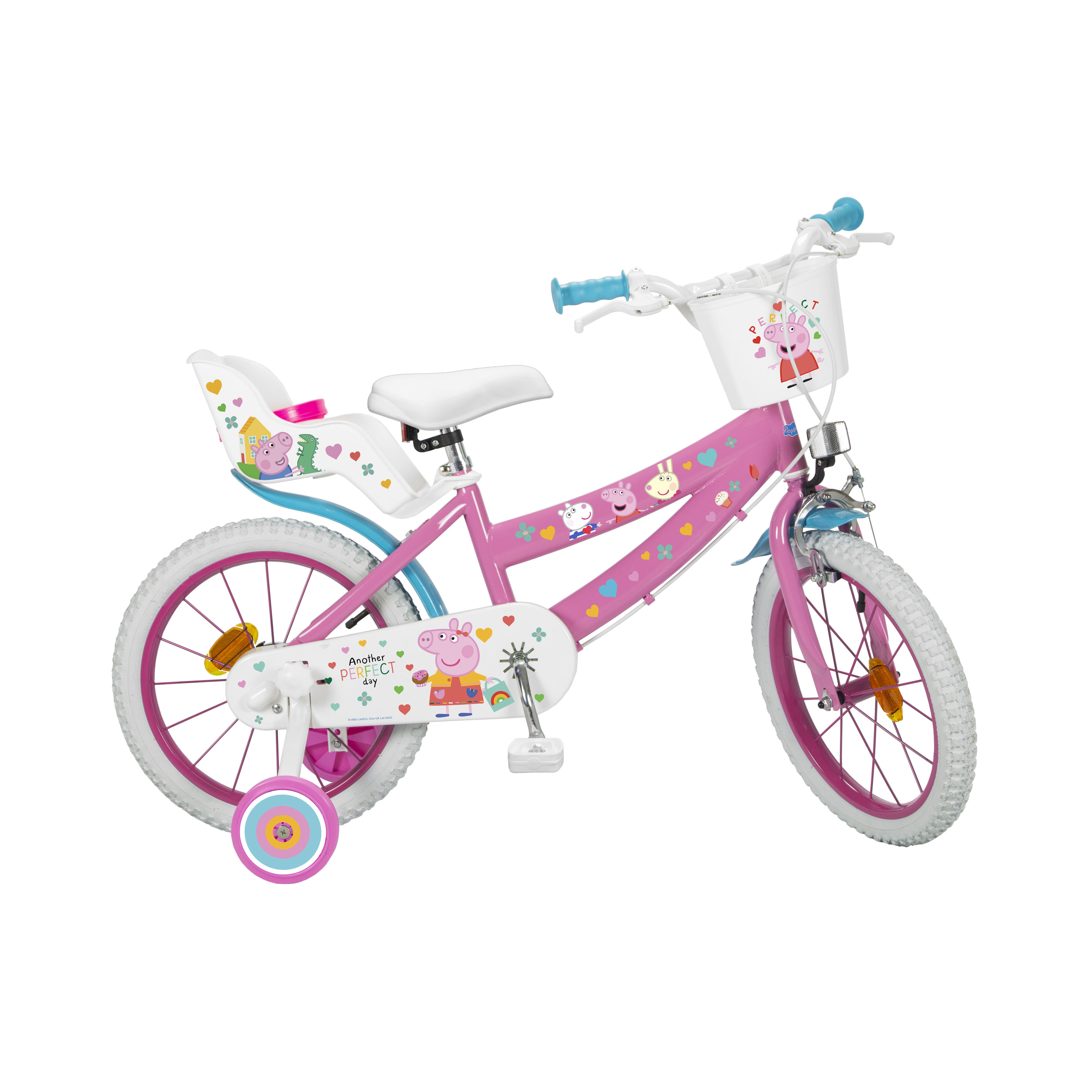 Bicicleta Toimsa Peppa Pig 16" - rosa - 