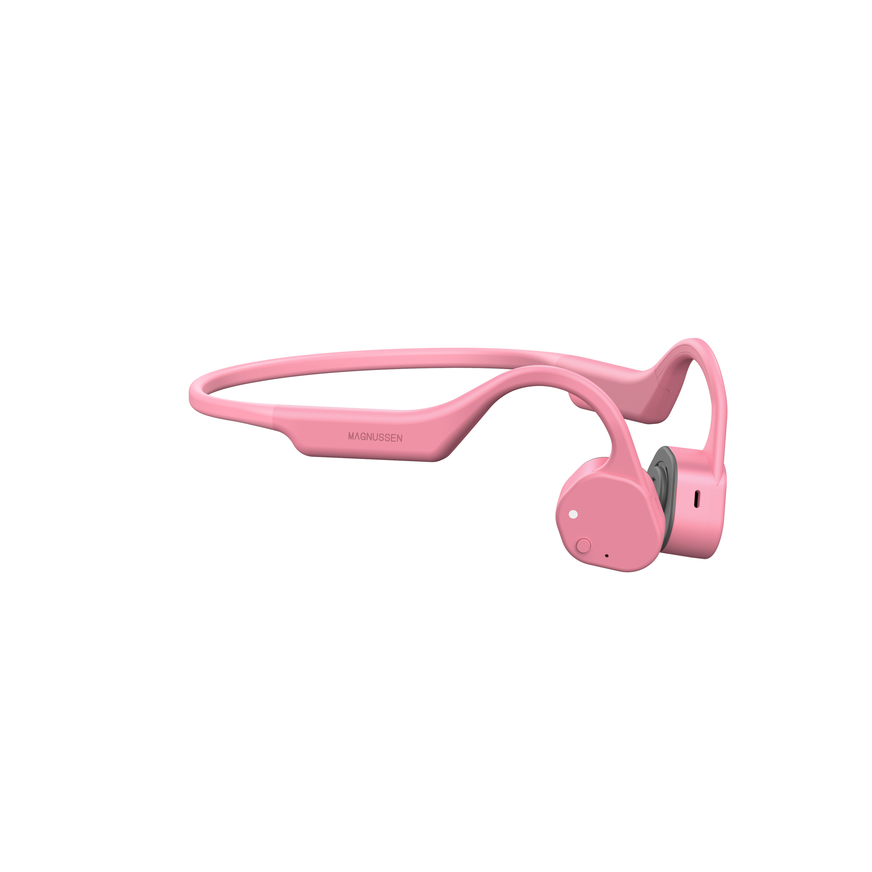 Auriculares Bluetooth De Condução óssea Magnusen F3 - rosa - 