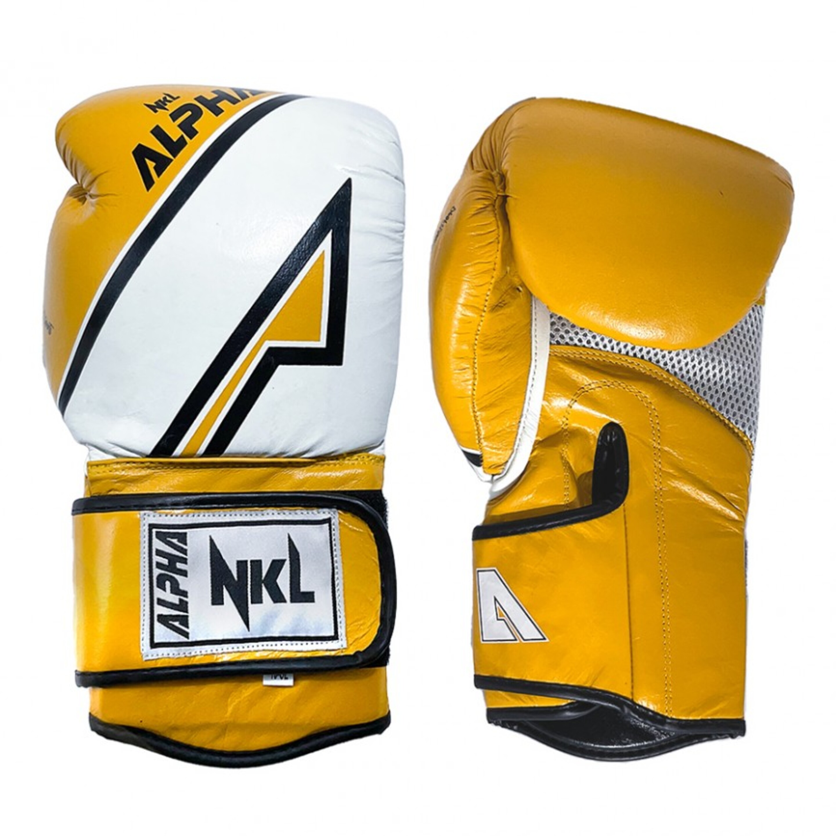 Luvas De Boxe Nkl Alpha - amarillo - 