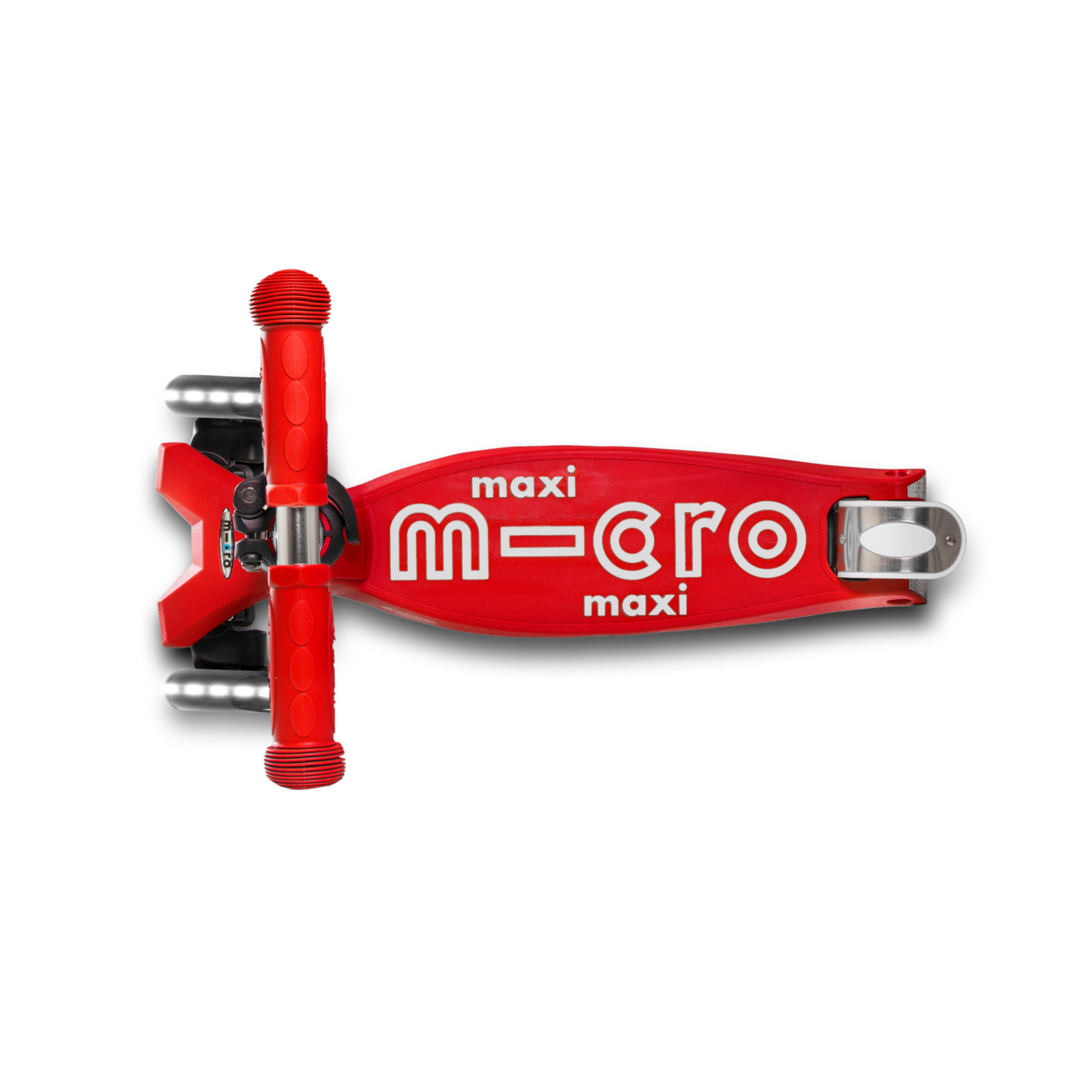 Patinete Maxi Micro Deluxe Rojo Led