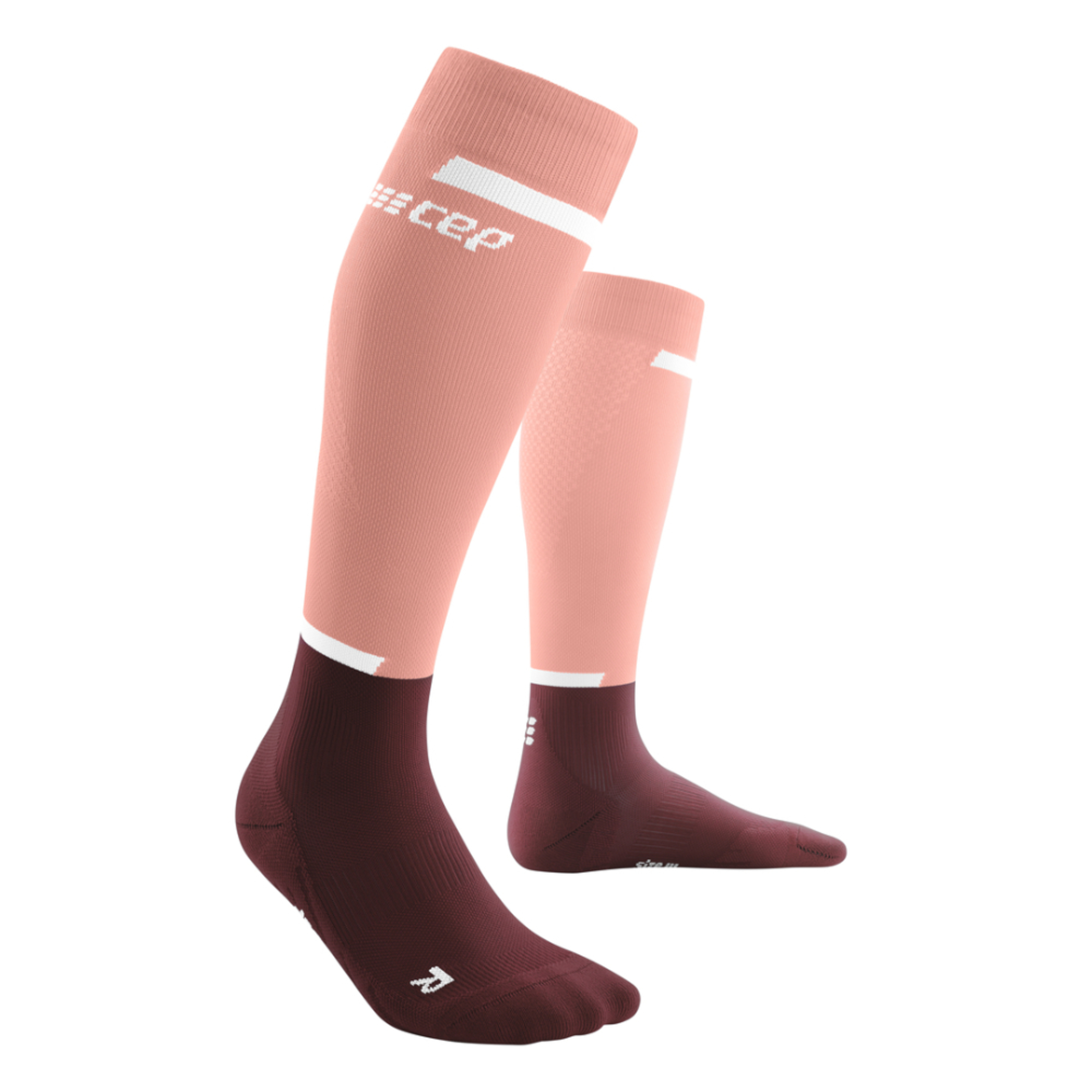 Calcetines Cep Con Compresión De Running - rosa - 