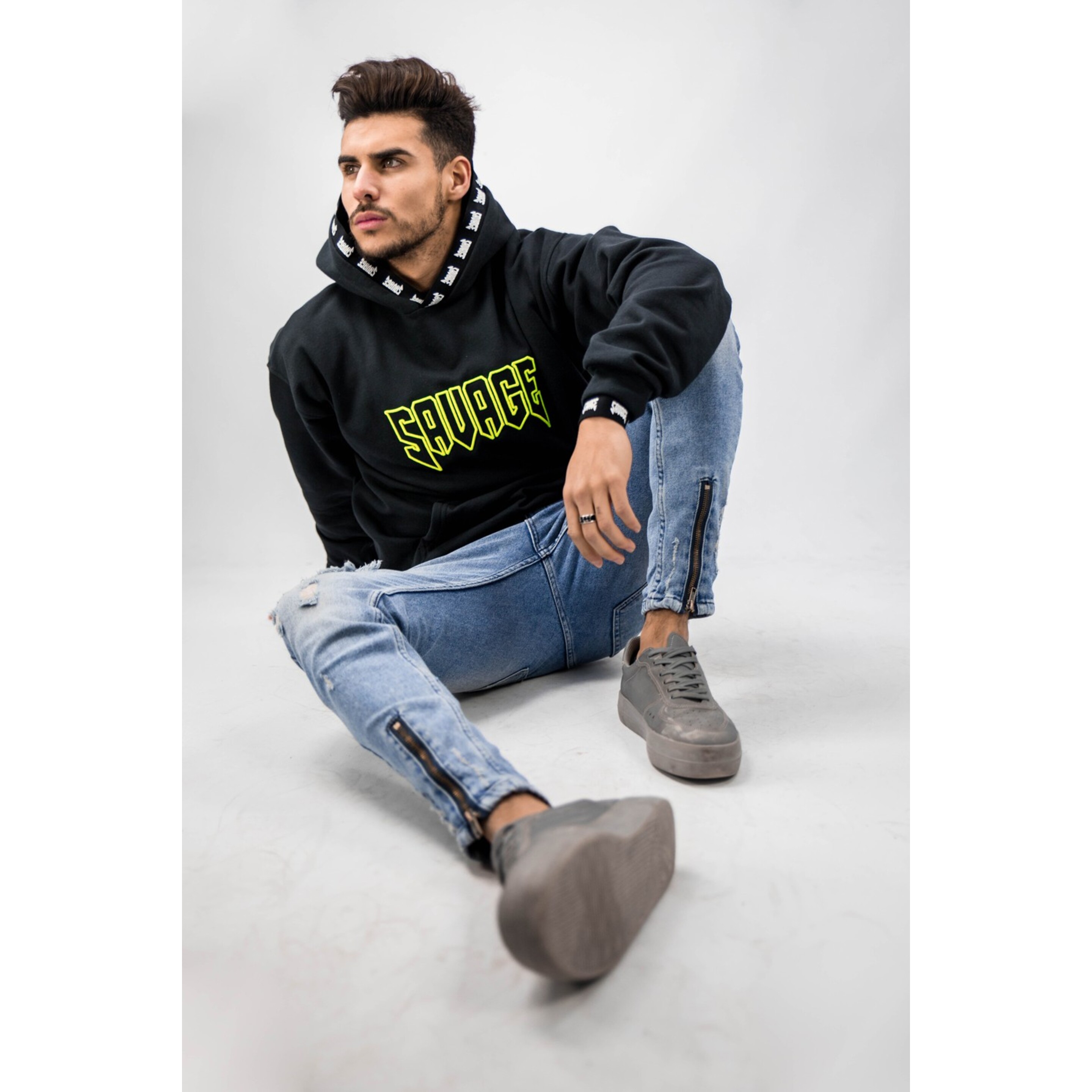 Sudadera Savage Con Cinta Elastica