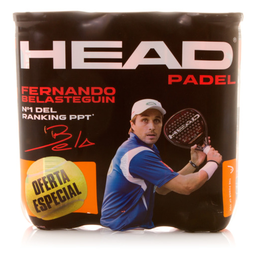 Tripack HEAD pelotas Padel Pro 