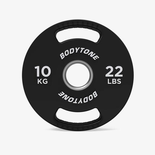Disco 10 Kg Bodytone - Negro - Pesas