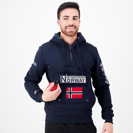 Geographical Norway Sudadera con capucha para hombre Geographical Norway