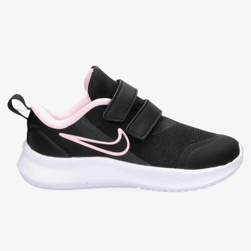 Nike Star Runner 3 Negros Zapatillas Velcro Ni a Sprinter