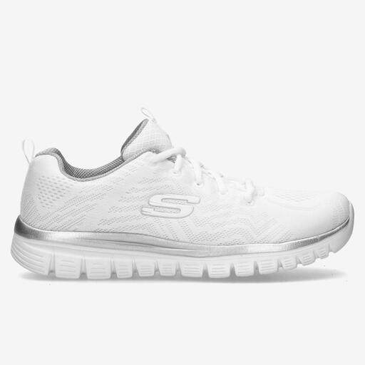 Zapatos deportivos skechers de mujer outlet blanco