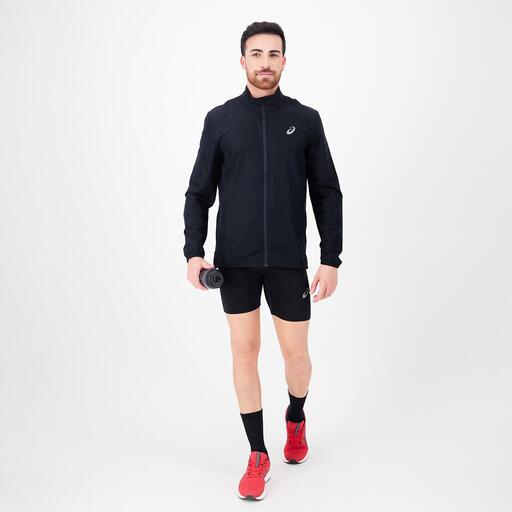 Asics Core Negro Cortavientos Running Hombre Sprinter