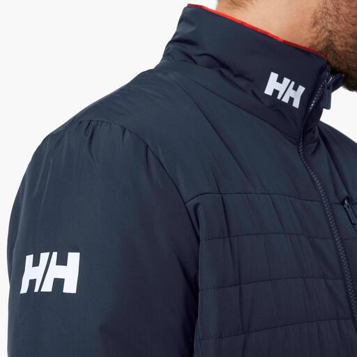 Chaqueta helly hansen crew insulator primaloft 2024 azul oscuro rojo