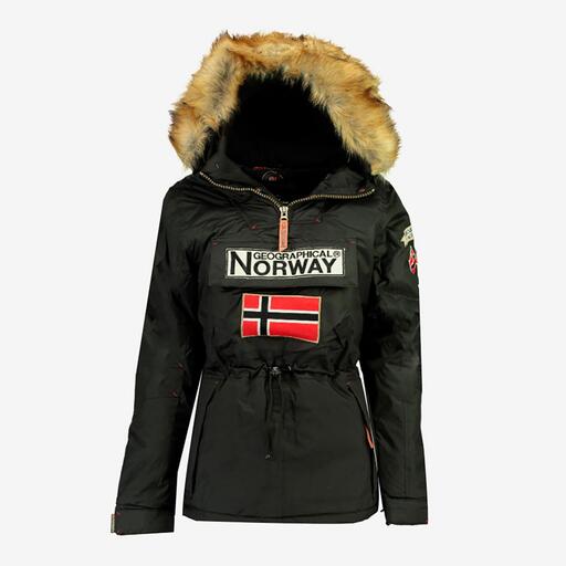 Geographical Norway Boomerang Negro Anorak Hombre Sprinter