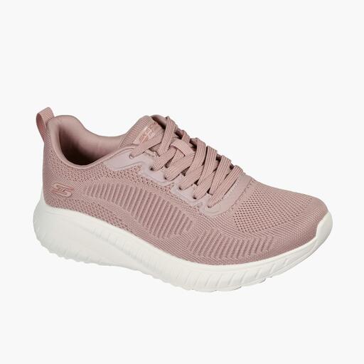 Zapatillas skechers 2024 mujer rosa