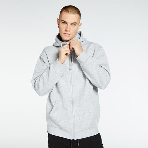 Sudadera gris 2024 con capucha hombre