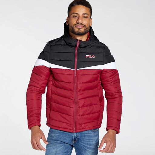 Fila Hudson Negro Chaqueta Acolchada Hombre Sprinter