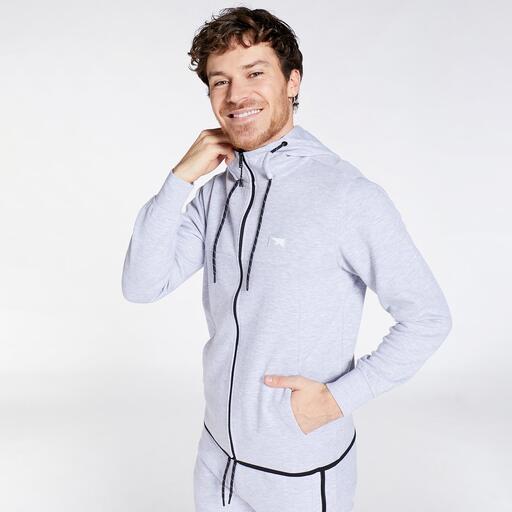 Jack & Jones JJEBASIC HOOD - Sudadera Con Cremallera - Navy Blazer/azul