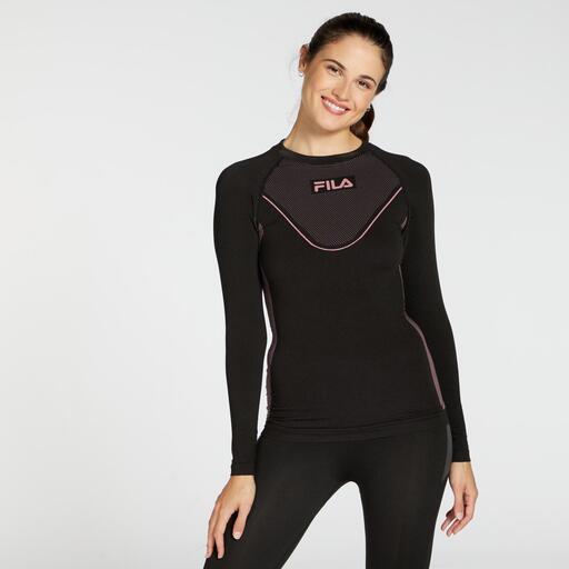 Camiseta Interior Fila Negro Camiseta Trekking Mujer Sprinter