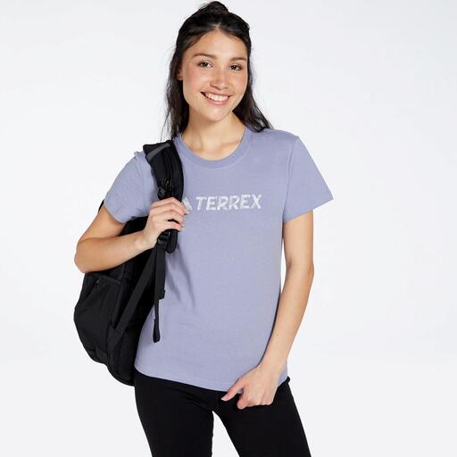 adidas Terrex Morado Camiseta Mujer Sprinter