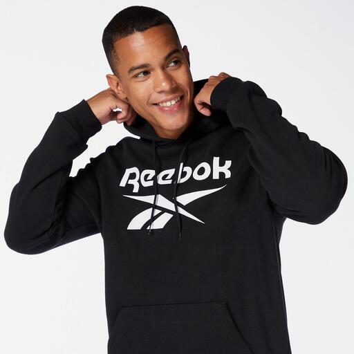 Sweatshirt Reebok Preto Sweatshirt Capuz Homem Sport Zone