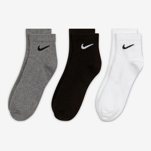 Nike Everyday Lightweight Gris Calcetines Cortos Unisex Sprinter