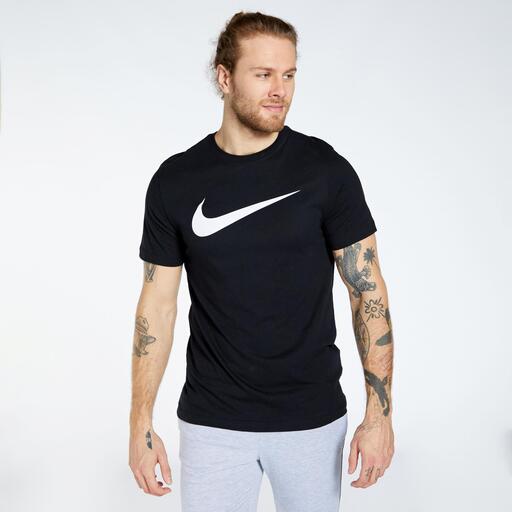 Nike Swoosh Negro Camiseta Hombre Sprinter