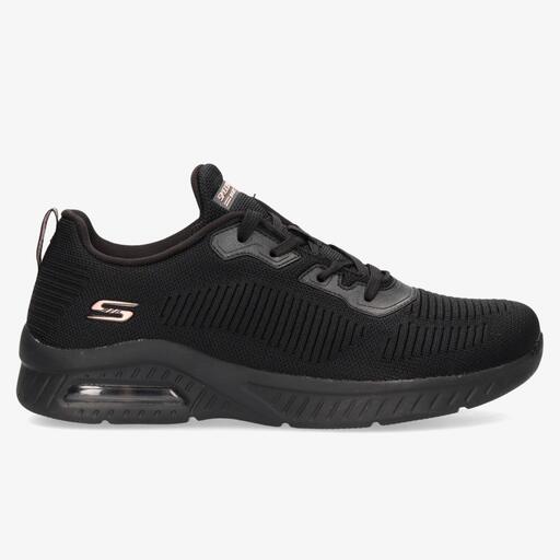 Zapatos skechers shop mujer negro baratos