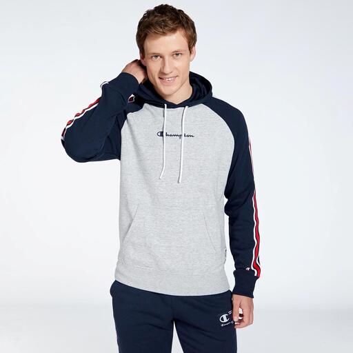 Champion Basket Gris Sudadera Capucha Hombre Sprinter