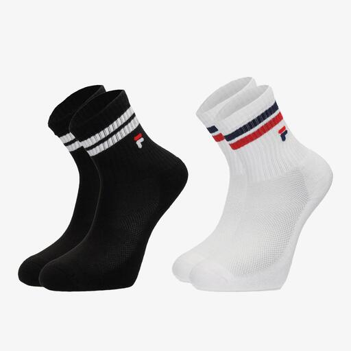 Fila Multisport Negro Calcetines Tenis Hombre Sprinter