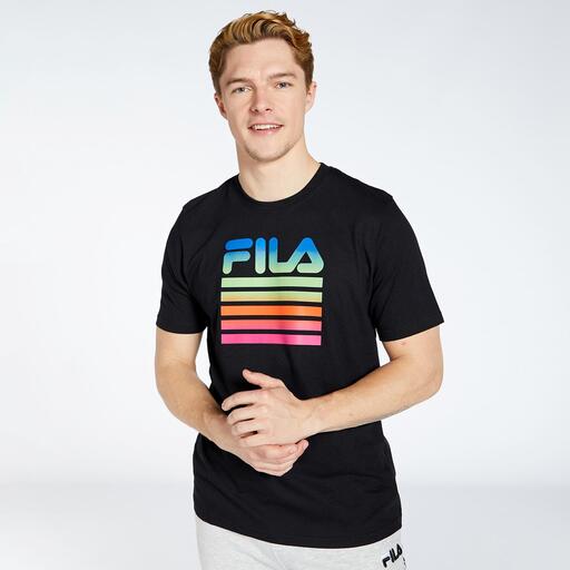 Fila Stuart Negro Camiseta Hombre Sprinter