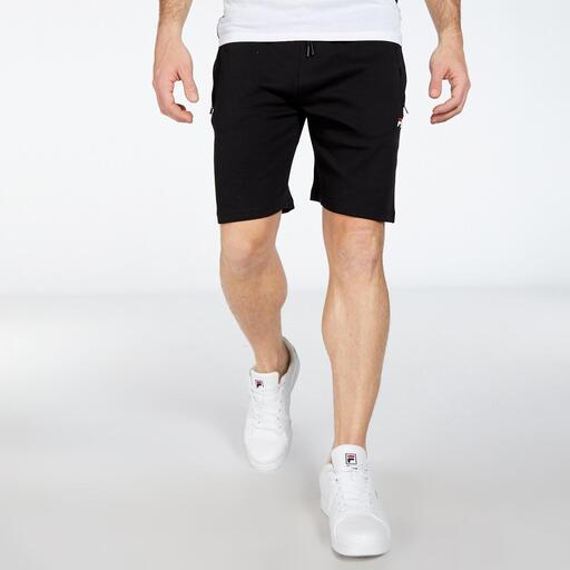 Fila Bruno Negro Pantal n Corto Hombre Sprinter