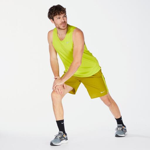 Nike Miler - Jaune - T-shirt Running Homme