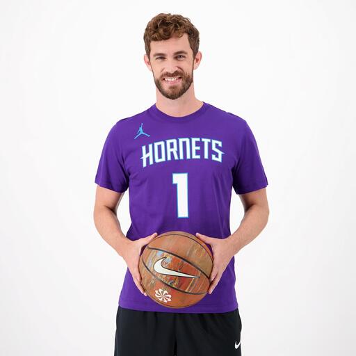 Nike NBA Hornets - Bleu Marine - T-shirt Basketball Homme