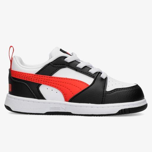 Puma Rebound V6 Blanco Zapatillas Ni o Sprinter