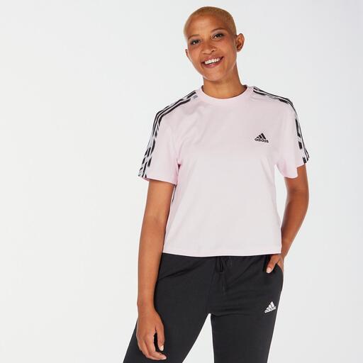 camiseta adidas 3 stripes mujer