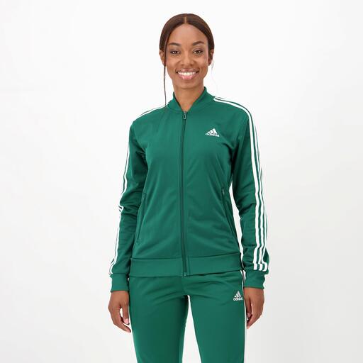 adidas 3 Stripes Verde Chandal Mujer Sprinter