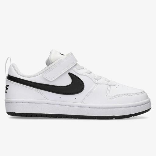 Nike Court Borough Low Recraft Blanco Zapatillas Velcro Ni o