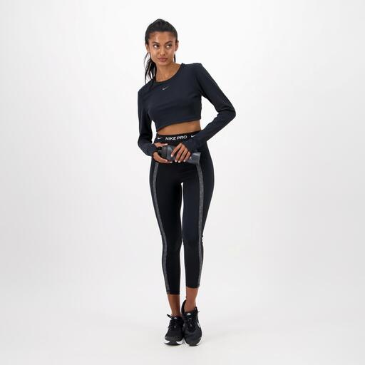 Nike Pro 365 Long Tights de Entrenamiento Mujer - Black/White
