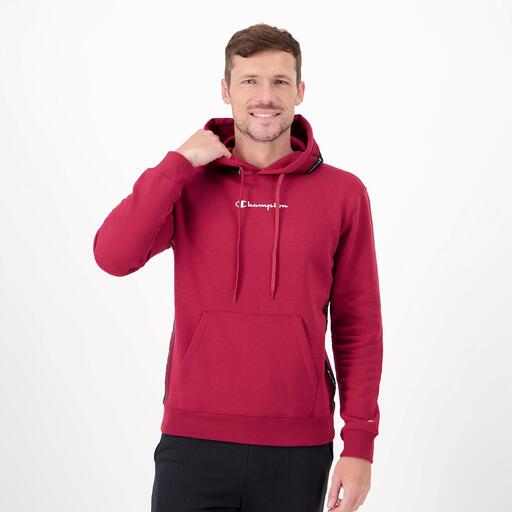 Champion Tape Granate Sudadera Capucha Hombre Sprinter