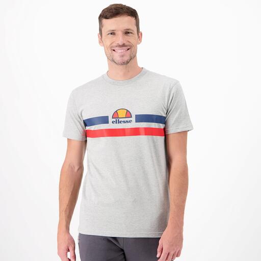 Ellesse Retro Gris Camiseta Hombre Sprinter