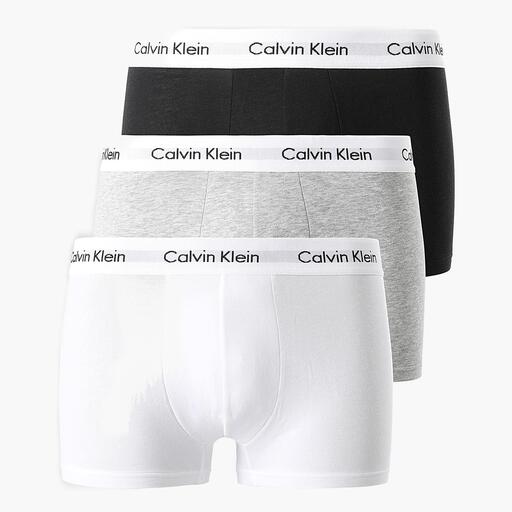 Boxers Calvin Klein - Preto - Pack 3 Boxers Homem