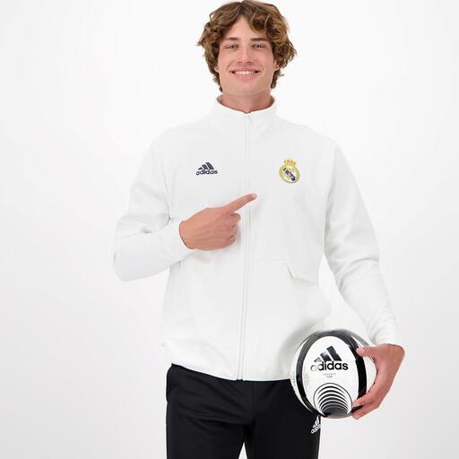 adidas Real Madrid Prematch 23/24 - Blanco - Sudadera Fútbol Hombre