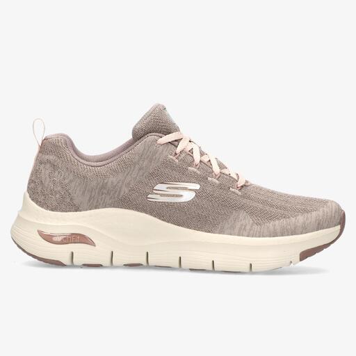 Zapatillas skechers store mujer marron