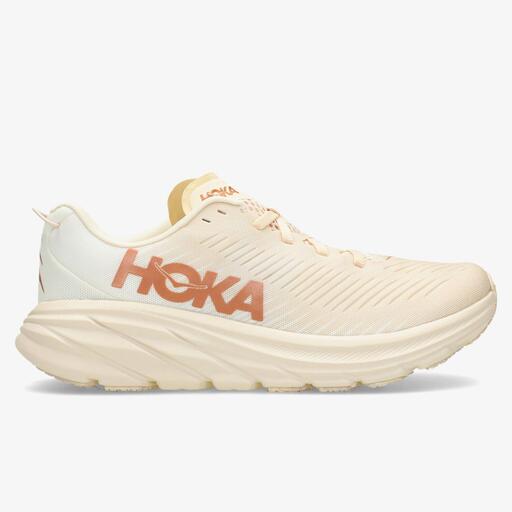 Hoka Rincon 3 Beige Zapatillas Running Mujer Sprinter