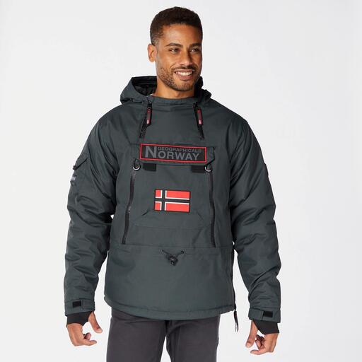 Geographical Norway Benyamine Gris Anorak Monta a Hombre